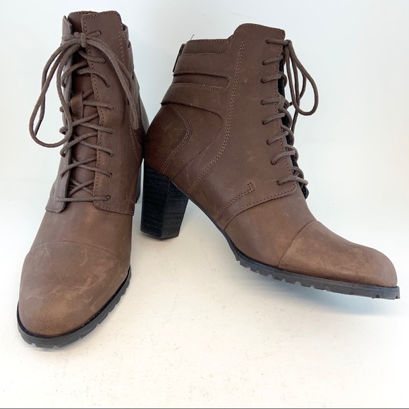 Ziera Shoes - Ziera Umber Kiki Lace Zipper Boots 37 6.5 7 WIDE